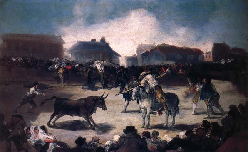 Francisco Goya The Bullfight Spain oil painting art